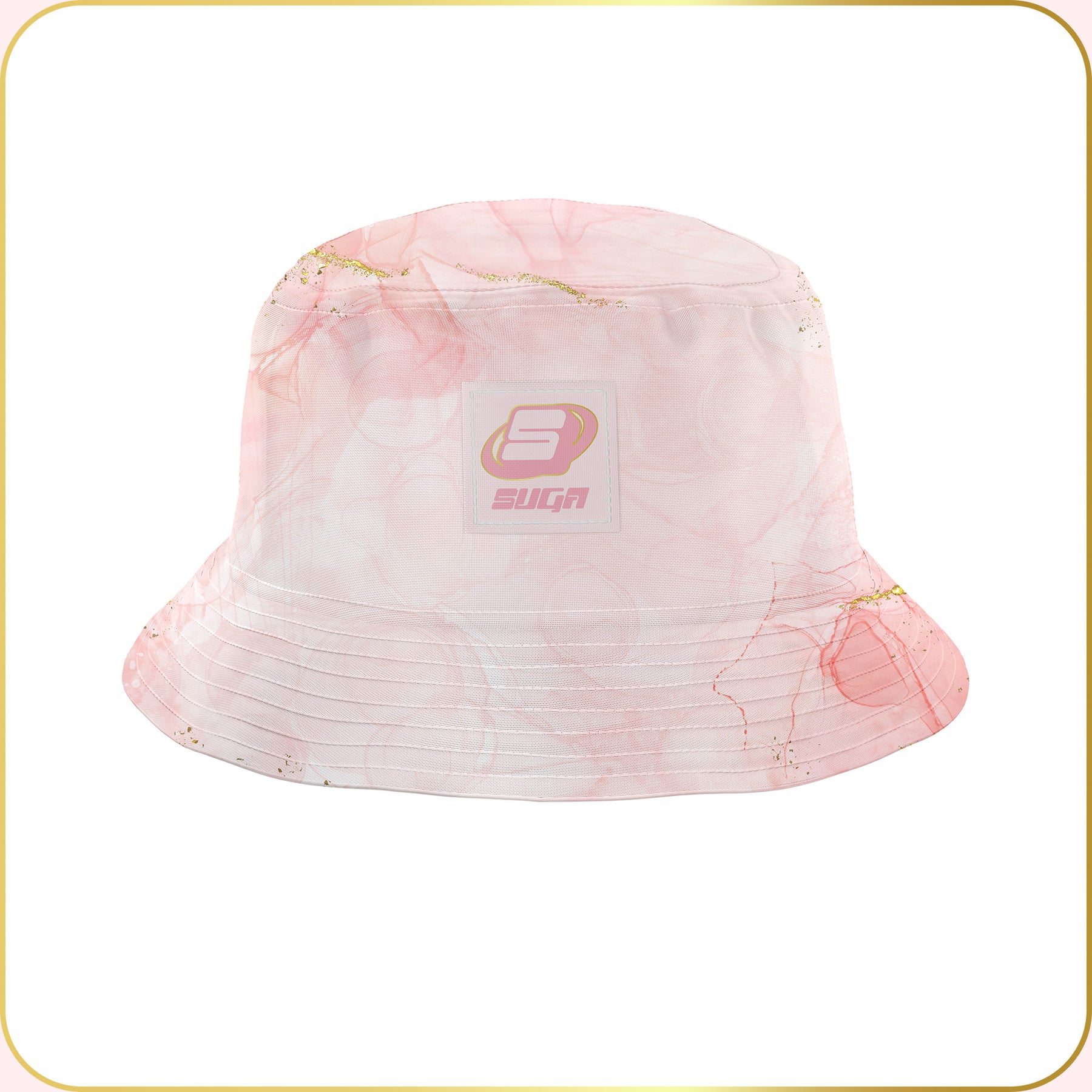 Pink Marble Bucket Hat